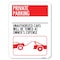 Signmission Private Parking Unauthorized Cars Will Be Towed at Owners Expense Parking, A-1824-23268 A-1824-23268 - alternate 1